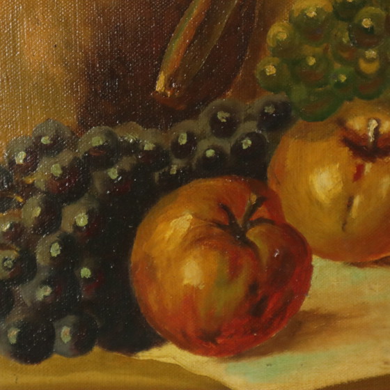 Image 1 of Nature morte aux fruits avec bocal