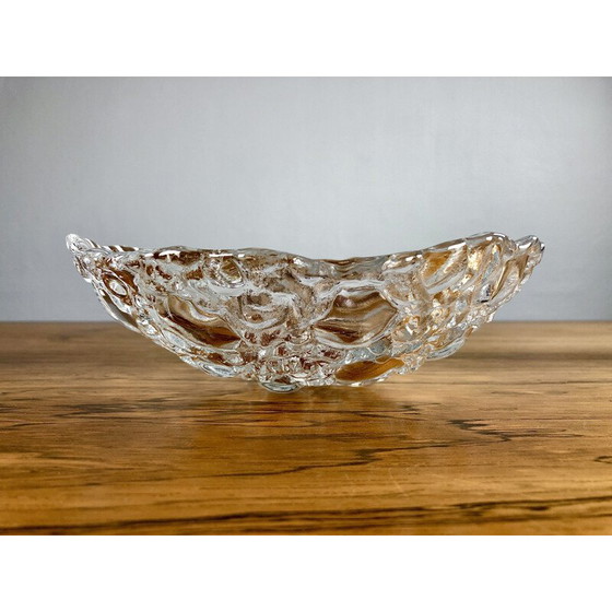 Image 1 of Vintage glass bowl by Per Lütken for Holmegaard, Denmark 1990