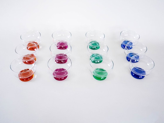 Image 1 of Set of dessert bowls, Italian design, 1970s, made in Italy