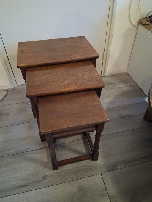 Set van 3 prachtige bijzettafels 