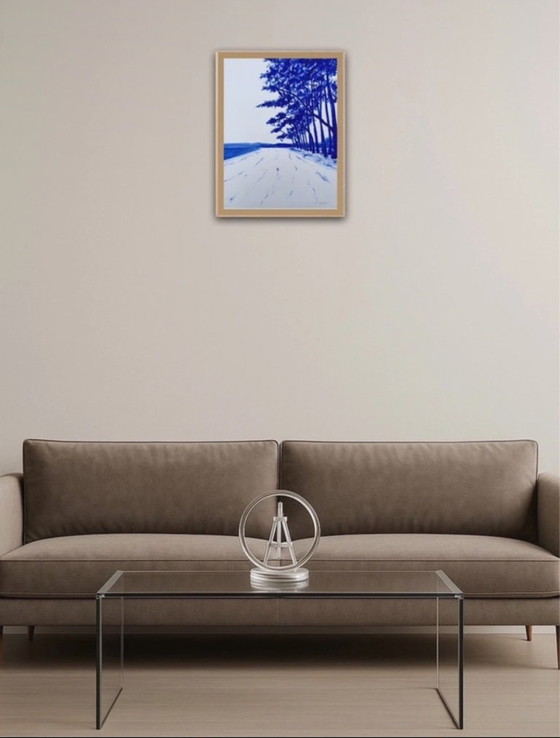 Image 1 of Acryl op 300g fabriano papier.  Formaat 40x30cm.