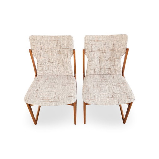 Set of 2 Vamdrup Stolefabrik Midcentury Armchairs Danish Teak Chair – fauteuils, Wood (photo 2 of 11)