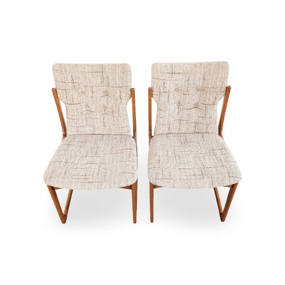 Set of 2 Vamdrup Stolefabrik Midcentury Armchairs Danish Teak Chair – Wood (photo 2 of 11)