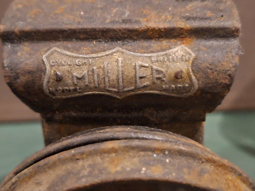 Memorabilia - Antiguo Farol inglés de bicicleta marca MILLER con lente original | Ingeniería de Precisión Eduardiana 1900-1915 