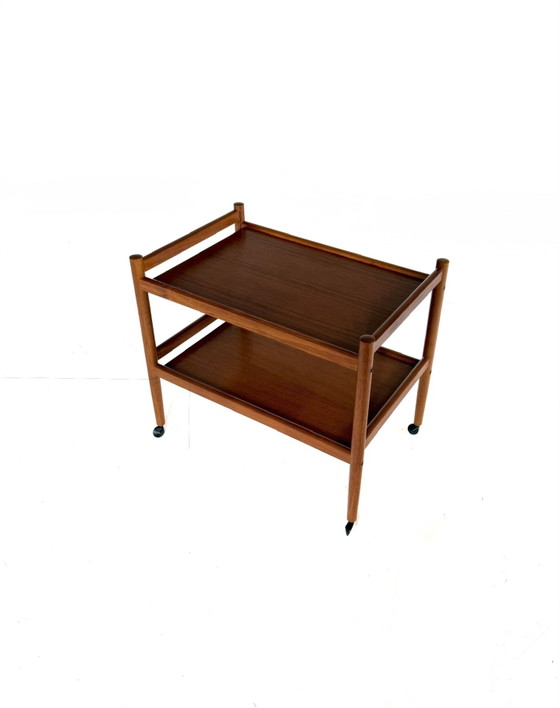 Image 1 of Vintage Danish teak trolley '60