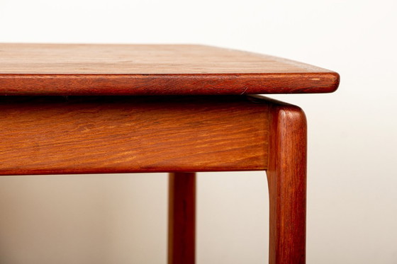 Image 1 of Danish teak coffee table model 019 by Ole Wansher for Poul Jeppesen 1960.
