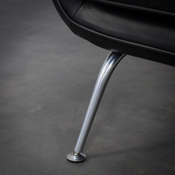 Image 1 of Zeldzame leren fauteuil van Stefan Steenkist voor Young International, Nederland, jaren 90.