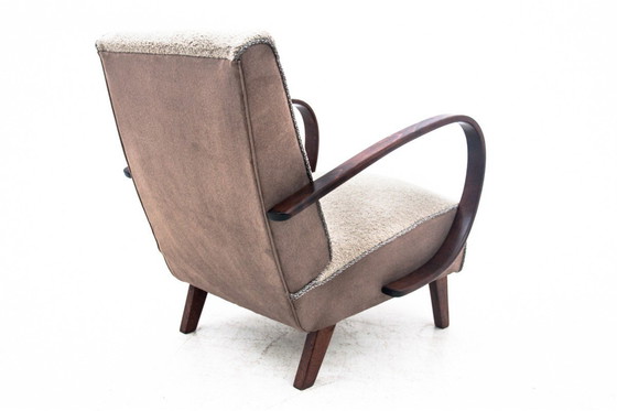 Image 1 of A pair of Art Deco armchairs by J. Halabala from the 1930s, Czechoslovakia.
