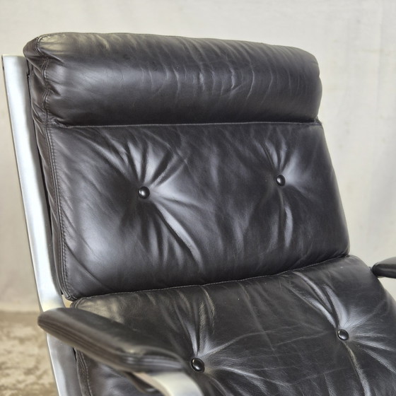 Image 1 of Jørgen Kastholm & Preben Fabricius FK85 chaise longue vintage