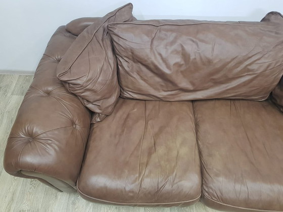 Divano Chesterfield stile Mid-Century in pelle – Sofà, Leather, Mid Century Modern (photo 6 of 22)