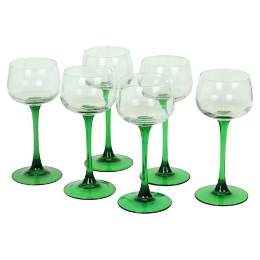 Set vintage di 6 bicchieri da vino Luminarc