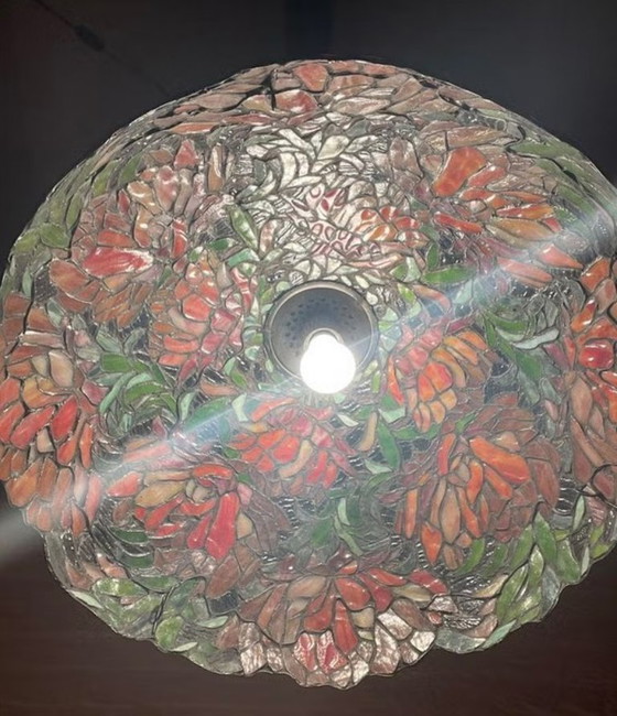 Image 1 of Lampada a sospensione Tiffany Peony 50 cm