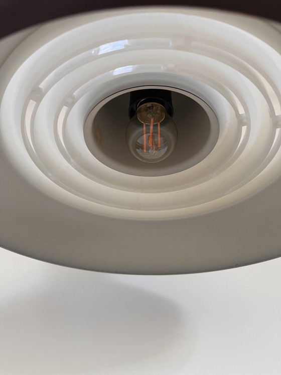 Rara Lámpara Colgante UFO danesa de Knud Christensen para Lyskaer Belysning – Años 70 – Lámparas colgantes (photo 7 of 10)