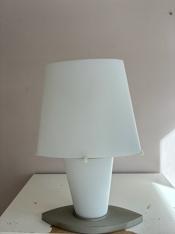 2x Fontana Arte table lamps white – Aluminium, Glass (photo 3 of 4)