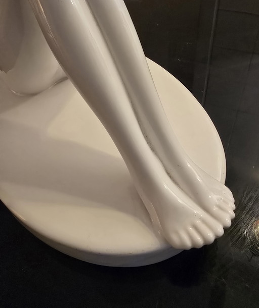 Lampe de table style Art déco des années 1980