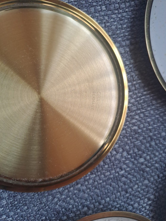 Image 1 of Grasoli Brass Coaster