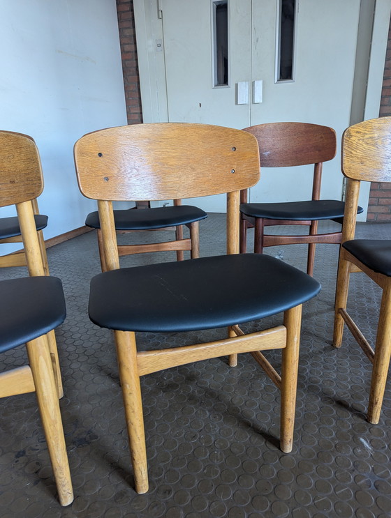 Image 1 of Set 6x vintage Børge Mogensen- Søborg Møbelfabrik