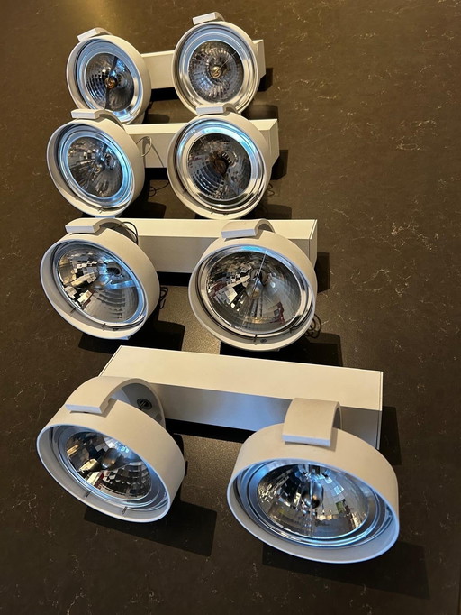 Delta Light Dubbele Spot Rand, Wit