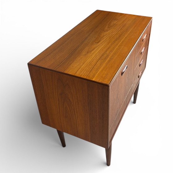 Image 1 of Danish vintage teak chest of drawers
