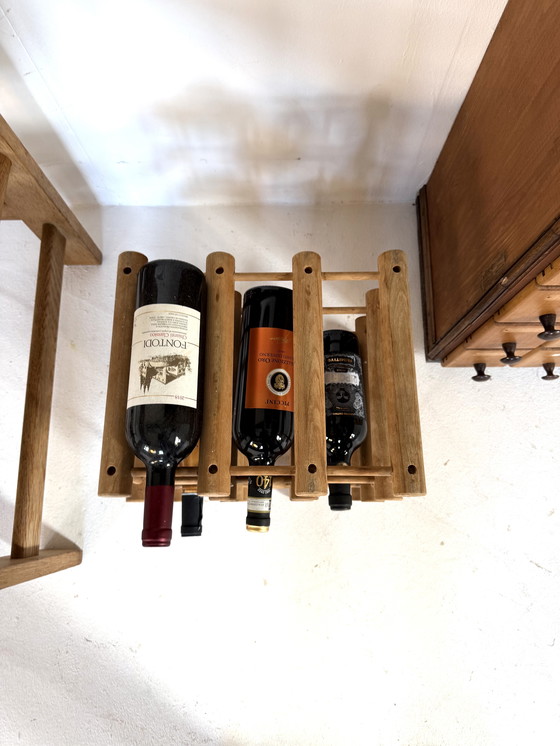 Image 1 of Vintage Wijnrek, Richard Nissen, Langaa Denemarken ‘60