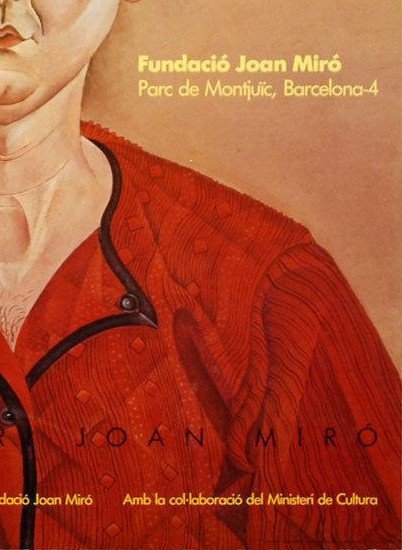 Image 1 of Manifesto della mostra "Vent'anni di Joan Miró" del 1983