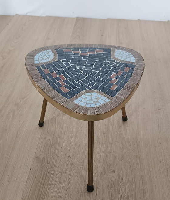 table d'appoint en céramique des années 1950 – Tables d'appoint, Ceramic, Metal (photo 8 of 8)