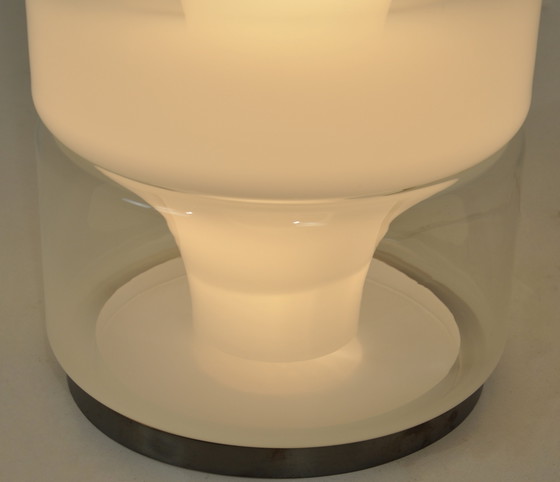 Image 1 of Lampadaire Sfumato Lt316 en verre de Murano par Carlo Nason pour Mazzega, 1970S