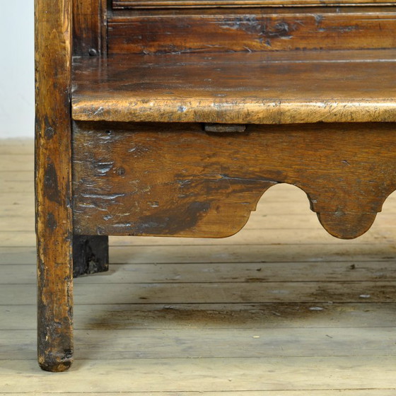 Image 1 of Antique walnut bench, Southern France / Northern Spain, 17th–18th century