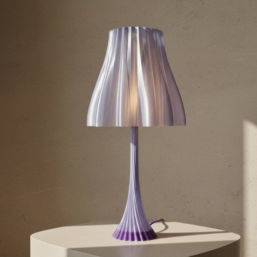 Lámpara de mesa verde – Lámpara de diseño moderno – Iluminación ambiental suave – Decoración del hogar