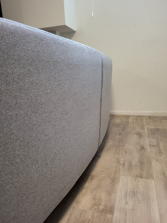 Image 1 of Montèl Designerbank | Grijs Met Leren Accenten | 3-Zits | €400