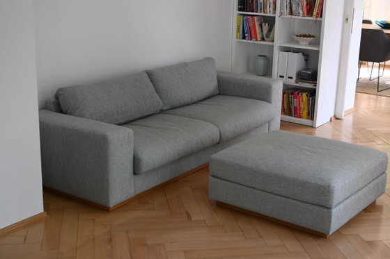 Image 1 of Canapé et pouf Bolia Sepia | Excellent état