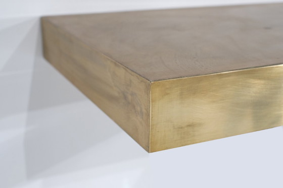 Image 1 of Grote console van messing, Italië, jaren 1960