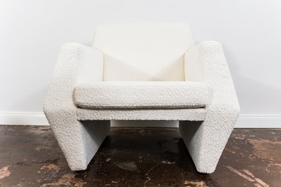 Image 1 of Geometrische vintage fauteuils van Lfm, Polen, jaren 70, set van 2