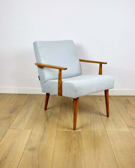 Poltrona vintage con braccioli in stile loft - Cielo blu – Axel Concept, Poltrone, Wood (photo 8 of 9)