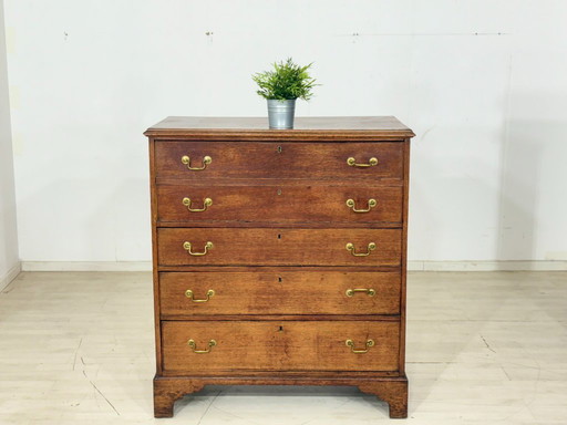 Mahagoni Sekretär / Kolonialstil Kommode / Schiffskommode – um 1900