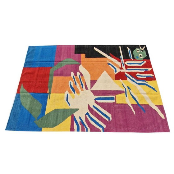 Henri Matisse The Creole Dancer 1950 Inspired Handwoven Tapestry | Unique Piece (105 × 77 in) (photo 4 of 11)