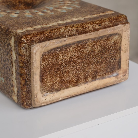 Image 1 of Paar Keramikurnen oder -vasen der Marke „Zsolnay“ aus der Mitte des 20. Jahrhunderts