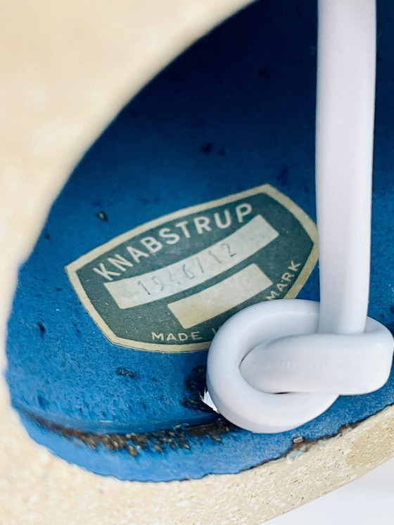 Image 1 of vintage ceramic LAMP BASE Knabstrup Denmark MidCentury