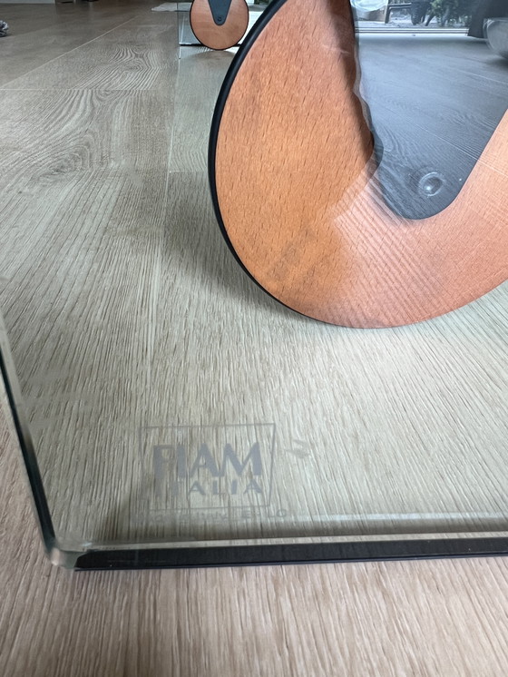 Image 1 of Tavolino in vetro con base mobile di Fiam Italia