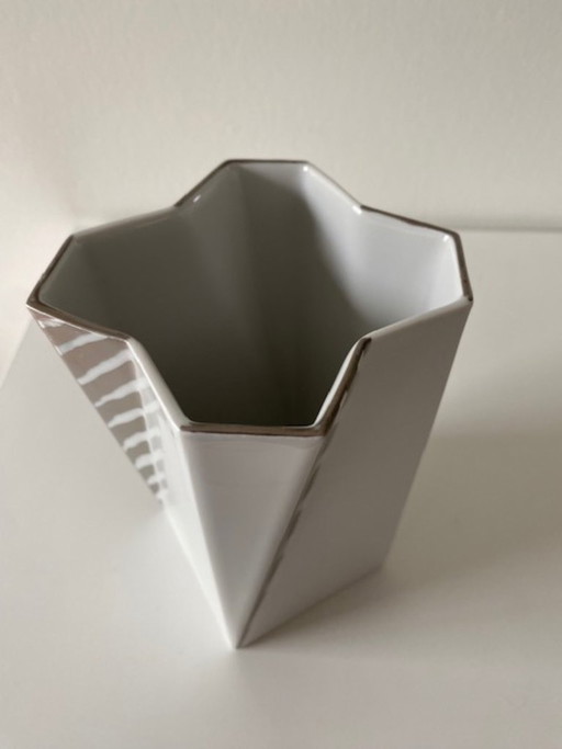 Bing & Grondahl Denmark Stylish (Memphis) Futura vase Else Kamp 1980s