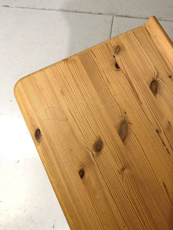 Image 1 of Korup Stolefabrik solid pine bench with storage Denmark