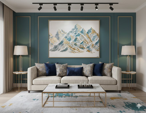 Arredo Soggiorno Moderno e Contemporaneo, Stile Minimal Moderno Elegante 