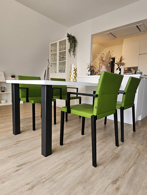 4x KFF Design Stoelen Kaki