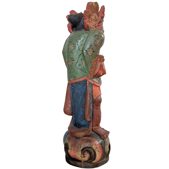 Dvarapala balinese policromo (Guardiano del Tempio) – Sculture, Wood (photo 5 of 10)