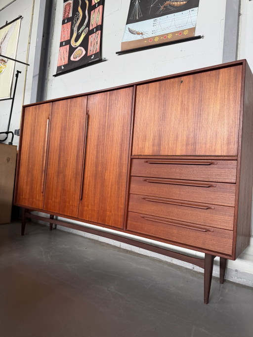 Credenza alta in teak vintage, design Riestenpatt. – high boards, Wood (photo 2 of 8)