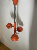 Vintage Herda “Eyeball” hanglamp – jaren ’70 – oranje space-age design
