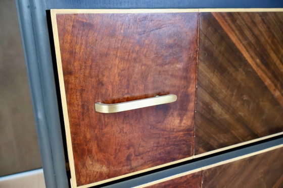 Restaurierte Art-Deco-Kommode in Walnussfurnier – Kommoden, Wood (photo 7 of 18)