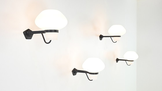 Image 1 of 4X Erik Gunnar Asplund, “GA9” Wall Lights for ASEA, Sweden 1940s