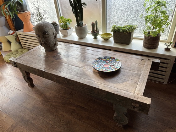 Image 1 of Antieke Aziatische tafel, daybed