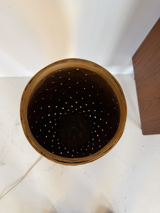 Image 1 of Vintage tripod floor lamp with slats, Hans Agne Jakobsson '60